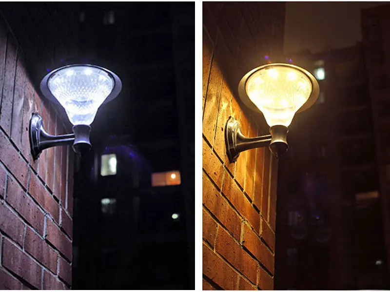 Lâmpada de Parede Sensor de Luz Solar do Jardim do Diodo Emissor de Energia Luzes de Rua ao ar Livre à Prova Luz da Energia Leds Água Bateria Luminaria Aisle Solar 32 d' 3 Luz Solar Do Jardim Do Diodo Emissor