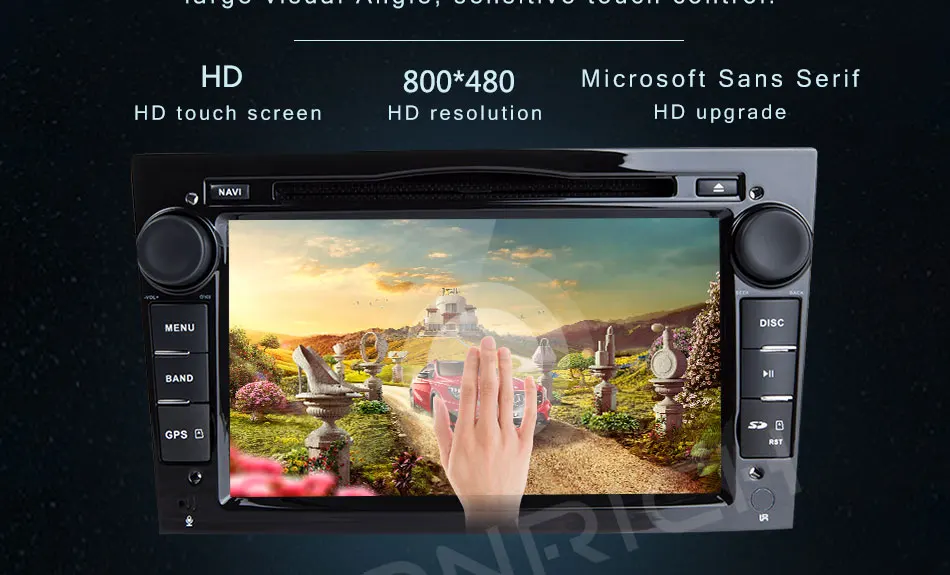 Cheap AutoRadio 2 Din Car DVD Multimedia For Opel Zafira b Astra H J Vectra C B Corsa D C G Meriva B Vivaro AntaraGPS Navigation Audio 3