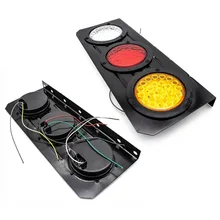 12V 72LED автомобиль грузовик задние светильник Аварийные огни задние фонари для прицепа караван индикаторная лампа задний стоп-сигнал Водонепроницаемый задний фонарь