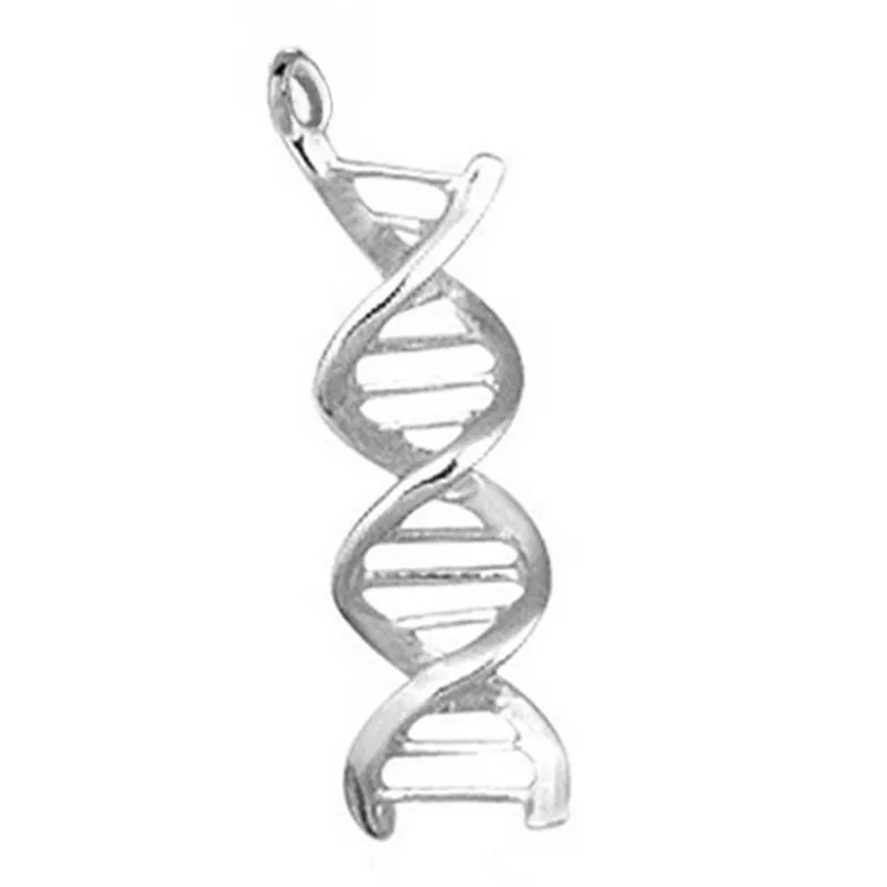 Цинковый сплав родиевое покрытие медицинский DNA Charm Science Gene Helix ювелирный
