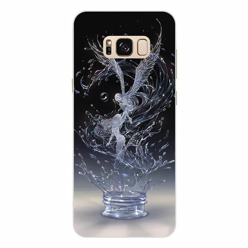 Модный окрашенный ТПУ силиконовый мягкий чехол для Samsung Galaxy S8 SM G950F сотового
