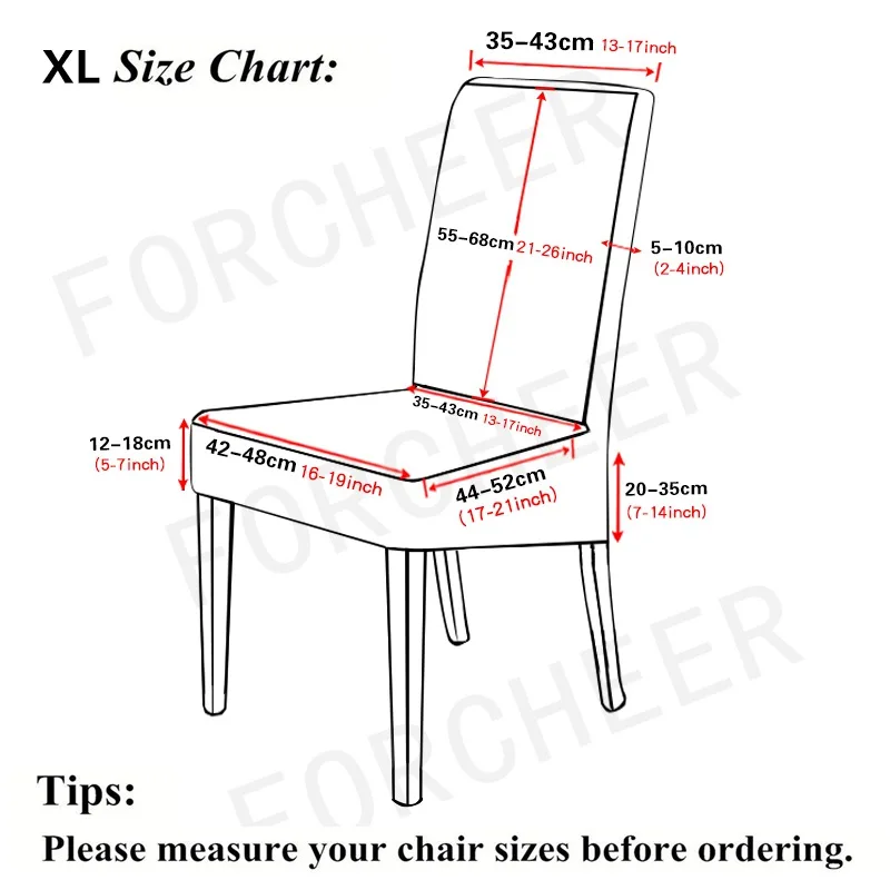 Твердый анти-грязный Эластичный гибкий большой чехол для стула, чехол для обеденного сиденья, большой размер XL для свадебного банкета, отеля, украшения дома
