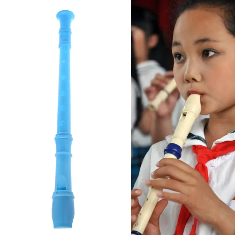 Пластиковый музыкальный инструмент рекордер сопрано длинная флейта 8 отверстий