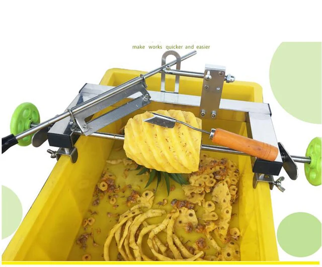 Manual pineapple peeler Stainless steel Fruit cutting machine vegetable peeling machine Yin