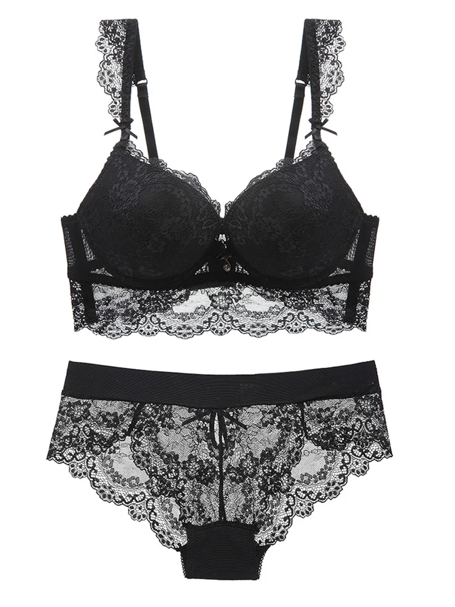 Rosetic Sexy Lace Bras Sets Women Transparent Floral Erotic Bra Top Crop Elegant Push Up Lingeries Underwear Casual Bra Clothes Rosetic Sexy Lace Bras Sets Women Transparent Floral Erotic Bra Top Crop Elegant Push Up Lingeries Underwear Casual Bra Clothes