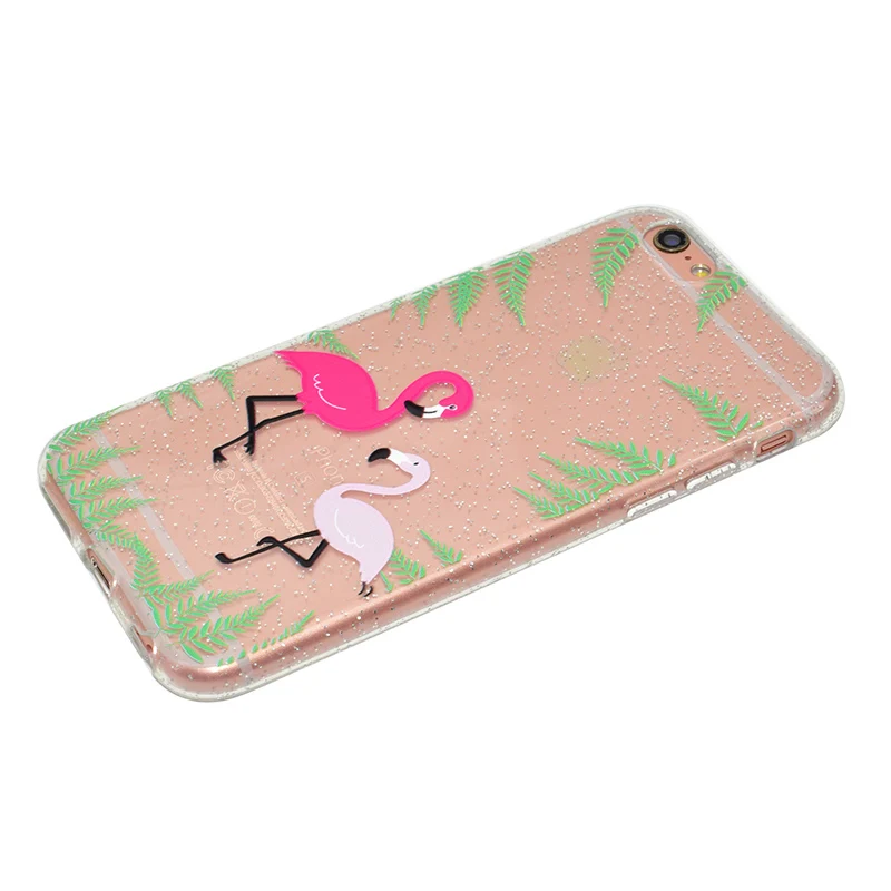 cute cartoon glitter silicone case iphone 5 6 s 7 plus (27)