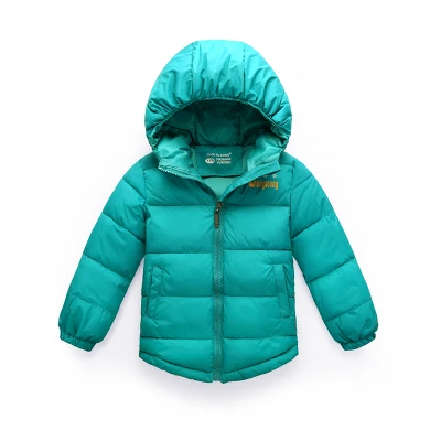 Детская одежда хлопковое пальто для мальчиков и девочек детская хлопковая стеганая куртка верхняя одежда, детское Утепленное зимнее пальто - Цвет: Небесно-голубой