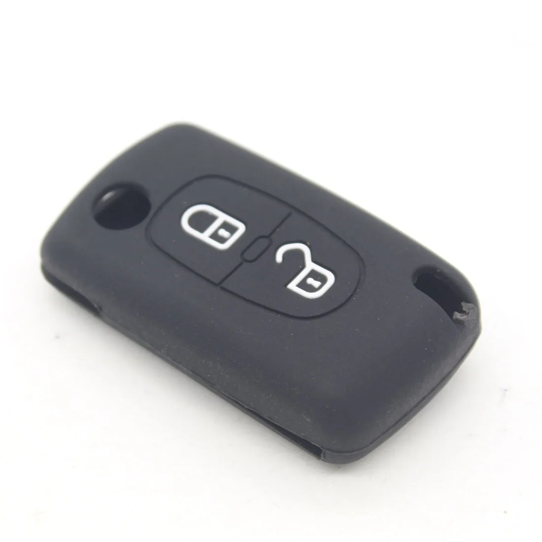 

Dongzhen Mini Silicone Case Shell Colorful Cover Car Styling Auto Remote Control Car Key Silicone Case Fit For Peugeot 307