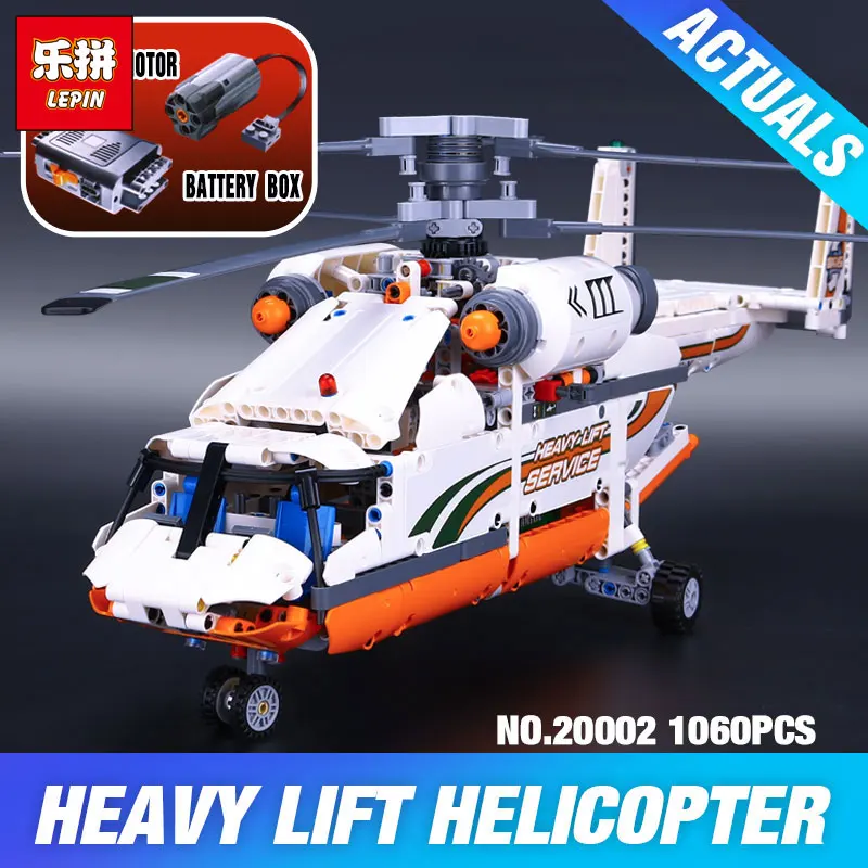 

the technic high load helicopter the 20002 series mechanical group blocks Compatible the technic 42052
