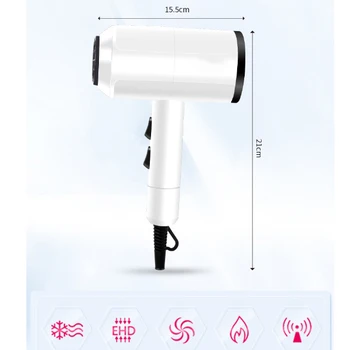 

hair dryer big power barber blower cold hot air negative ion hair dryer automatic power off protection fashion design