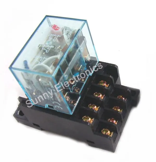 Бесплатная доставка LY4NJ LY4 HH64P-L DC 12 В 14PIN 10A реле питания катушка 4PDT красный