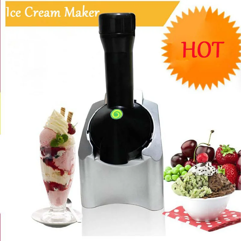 

Electric Automatic Ice Cream Machine DIY Kitchen Tools Children Fruit Milkshake Ice Cream Maker