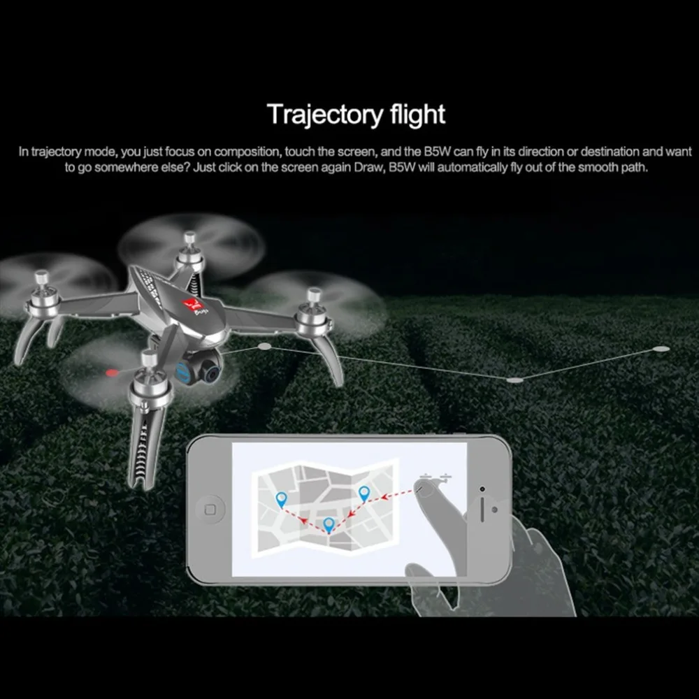 

Christmas MJX Bugs 5W B5W Brushless Motor GPS FPV RC Drone Quadcopter with Adjustable 5G WIFI 1080P Camera Follow Me Hovering