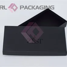 Роскошные матовые с черным пояском упаковку, пользовательские пятно глянцевый УФ-логотип бренда бумажник, коробка пояс, 500 шт. moq