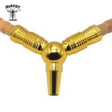 HORNET большой один делит на два алюминиевых адаптер для кальяна втулка для кальяна Кальян chicha Narguile шланг трубы аксессуары