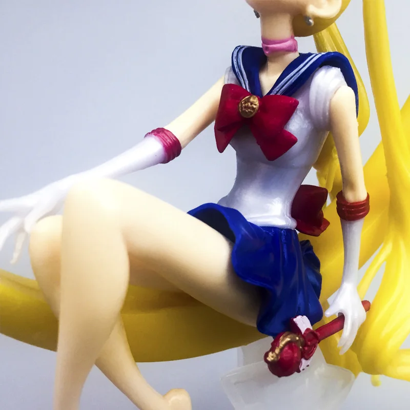 15 см Сейлор Мун Tsukino Usagi ПВХ экшн фигурка торт украшения поставки фигурки