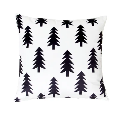 

Northern Europe Simple Style Geometric Pine Tree Cartoon Pillowcase Massager Decorative Pillows Cover Home Decoration Gift