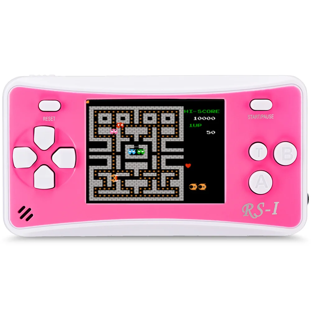 

RS-1 Video Game Console JJFUN Mini TV Handheld Game Player Family Recreation Video Gaming System Controller 152 Games 2.5” LCD