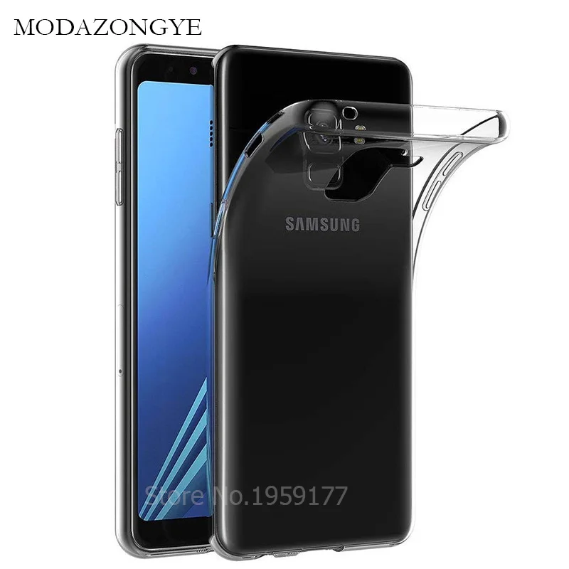 Для Samsung Galaxy J6 2018 Чехол чехол Мягкая силиконовая задняя крышка для телефона J600F J600