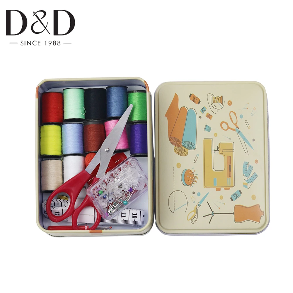 

Multifunction Metal Sewing Box Sewing Thread Stitches Needles Tools Kit Sewing Tools Storage Box Home Organizer