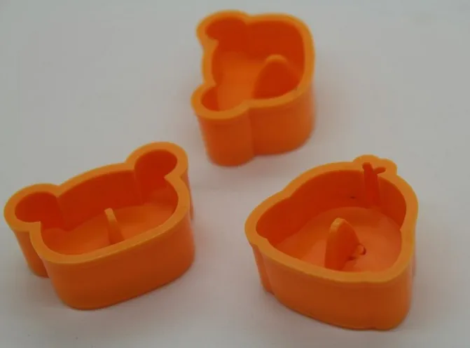 Бесплатная доставка оптовая продажа 2 компл./Лот 3D Медведь и цыпленок Пластиковая