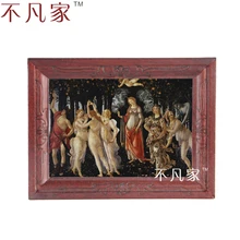 Кукольный домик 1:12 Масштаб миниатюрные классические религиозные 2 масляные украшения для дома картина рамка E-4