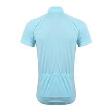 Men’s Women’s Polyester Solid Short Sleeve Full Length Zipper Outdoor Sports Jersey Running clothing free shipping