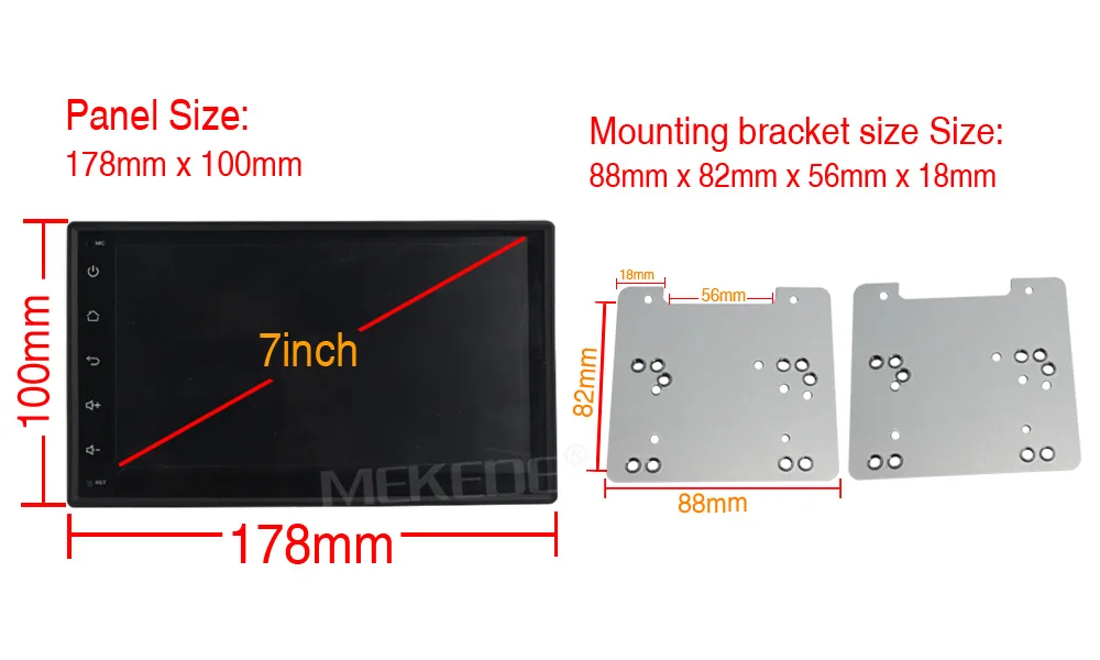 Cheap 2DIN Android 8.0 Car radio GPS Player New universal GPS Navigation Multimedia WIFI For Nissan Toyota Volkswagen Mazda BYD Kia VW 14
