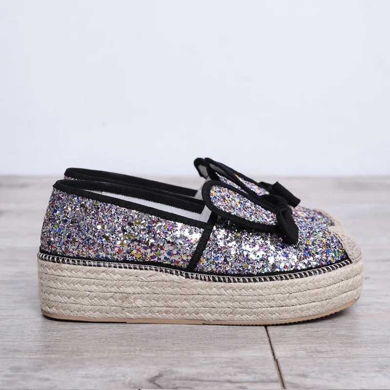 

New slip on shoes for women espadrilles platform chaussures femmes t nouveau 2019 women espadrilles