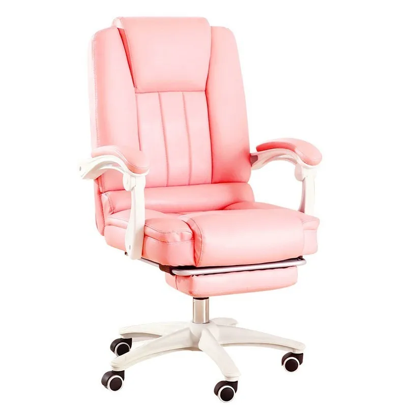 

Free Shipping Pink Esports Poltrona Silla Gamer Boss Gaming Office Chair 9008 With Footrest With Wheel Ergonomics Can Lie