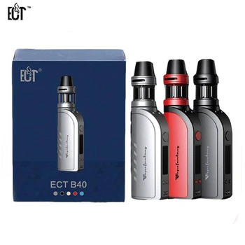 

Original ECT B40 Kits 2200mah Battery 2.0ml Electronic Cigarette Vaporizer 0.3ohm Vape Pen Box Mod Kit For Smoke