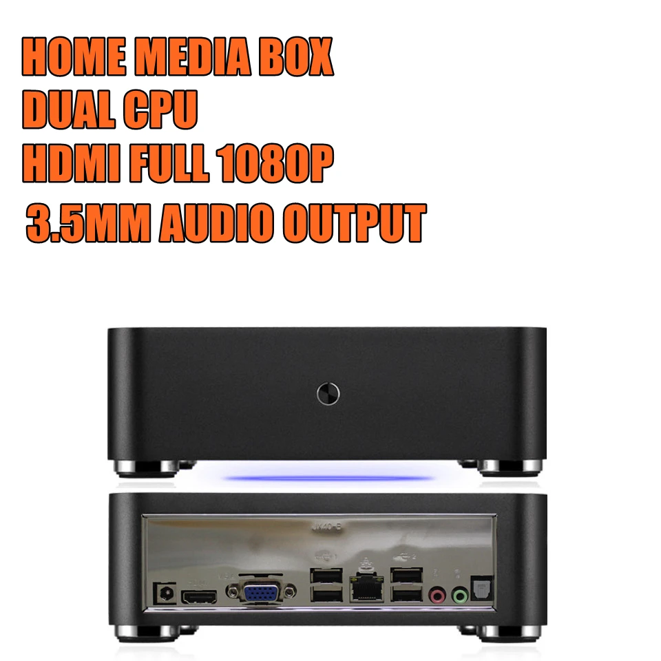 

ITX APU E350 Dualcore 1.6GHz 2G RAM 16G SSD Mini PC Case Full HD 1080 Desktop Computer