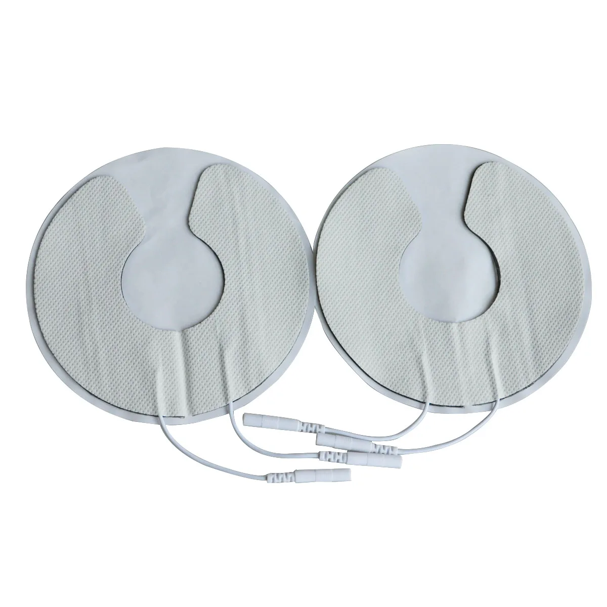 1Pair New Breast Electrode Pads Chest Adhesive Patches Breast Physiotherapy Jack 2.0mm For Breast Massage Relieving Pain