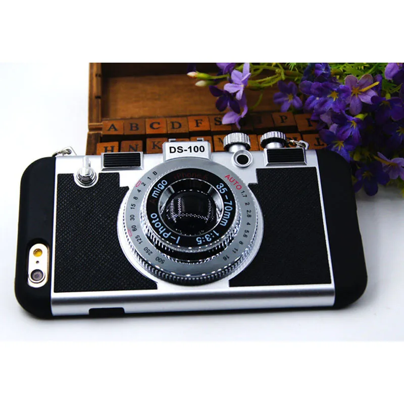 

Mobile Phone Bags Cases For iPhone X 7 Plus 6 6s 8 Plus 5 5s SE New Style Model Camera Case Throwback Back Cover SMSNXY