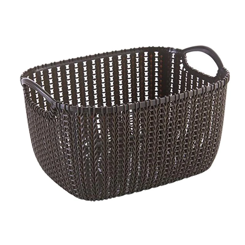 Desktop Storage Basket with handle Organizer Sundries Office Plastic Box Finishing Cosmetics Case Space Saving Storage bins Bag Desktop Storage Basket with handle Organizer Sundries Office Plastic Box Finishing Cosmetics Case Space Saving Storage bins Bag