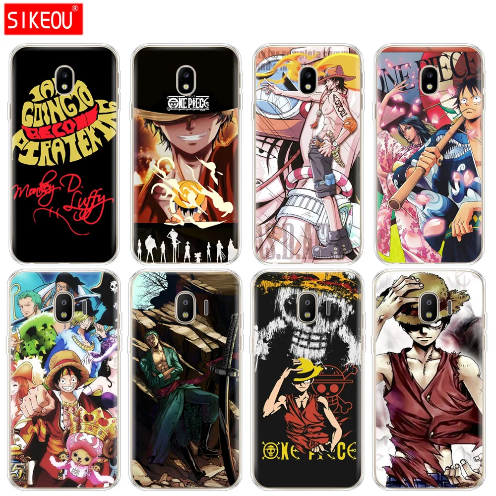 Силиконовый чехол для телефона Samsung Galaxy J3 J5 J7 2017 года J330 J530 J730 PRO j2 2018 One Piece Luffy Zoro