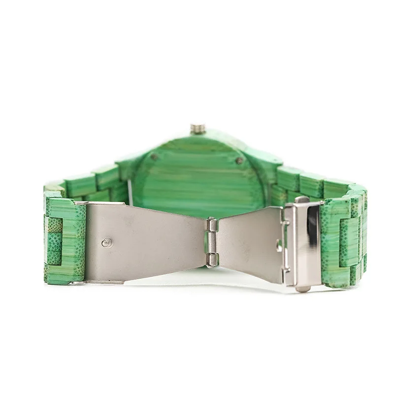 

1 Pcs Women Lady Wrist Quartz Watch Wooden Strap Round Dial Colorful Fashion Gift NGD88