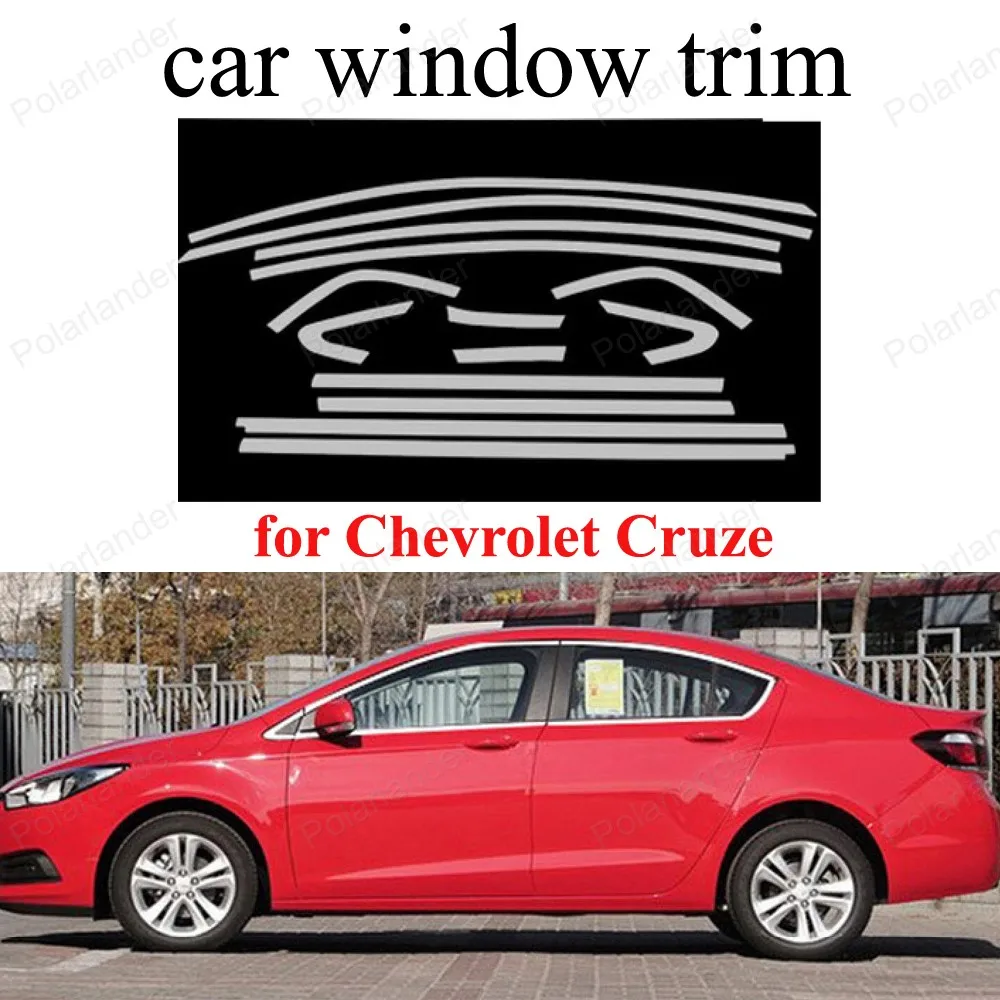 

Decoration Strips For C-hevrolet C-ruze 2015 Car Exterior Accessories Stainless Steel Styling Window Trim