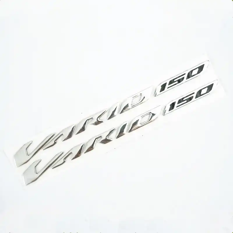 Motorcycle 3d Universal Chrome Raise Emblem Sticker For Honda