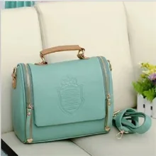 2016 New Arrival women cross body bag Barrel-shaped Pu women shoulder bag Messenger Bags