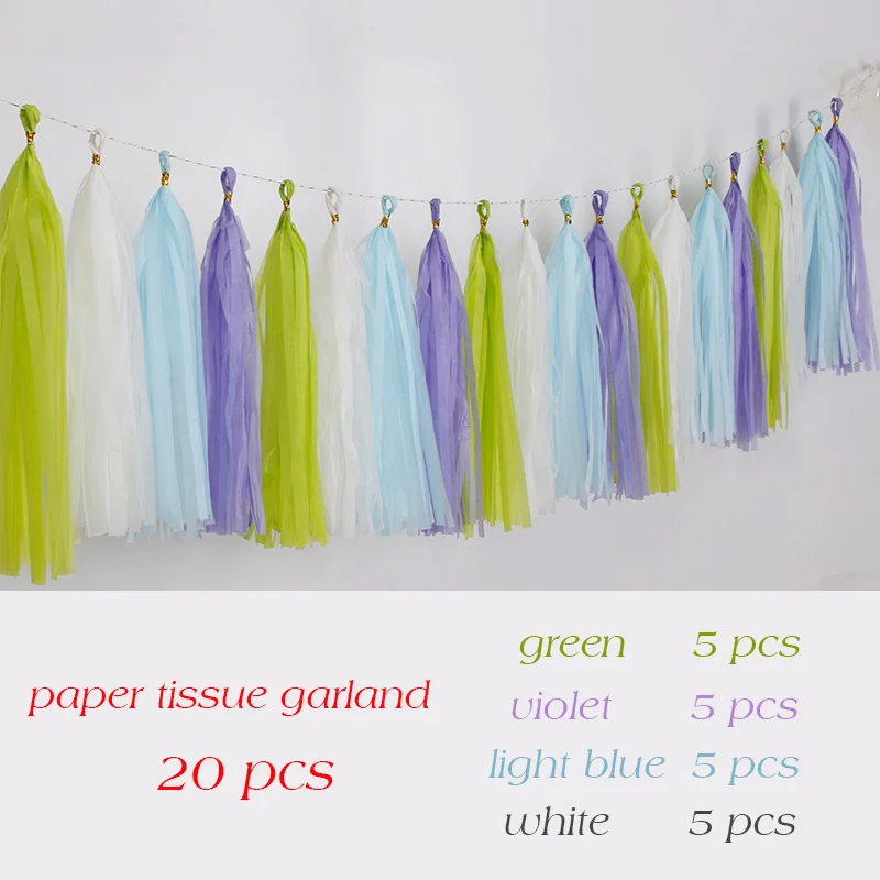 tissue garland color 13 