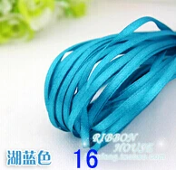 Wholesale Black Double Face Satin Ribbon - 10 Meters of 1/8 (3mm) for Gift Wrapping and DIY Crafts (Peacock blue)
