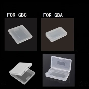 

FZQWEG 10 pcs Clear Plastic Cases For Nintendo GBC GBP & For gameboy Advance GBA SP GBA Games Card Cartridge box