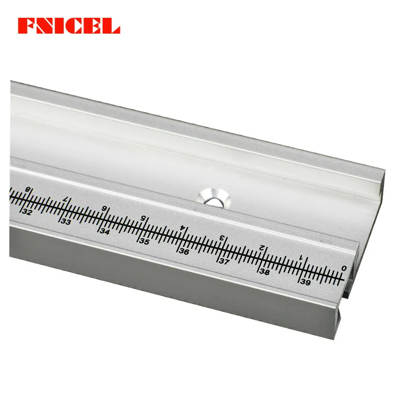 

1Pc T-tracks Aluminum Slot Miter Track with Scale Jig Fixture for Router Table Bandsaws Woodworking Tool