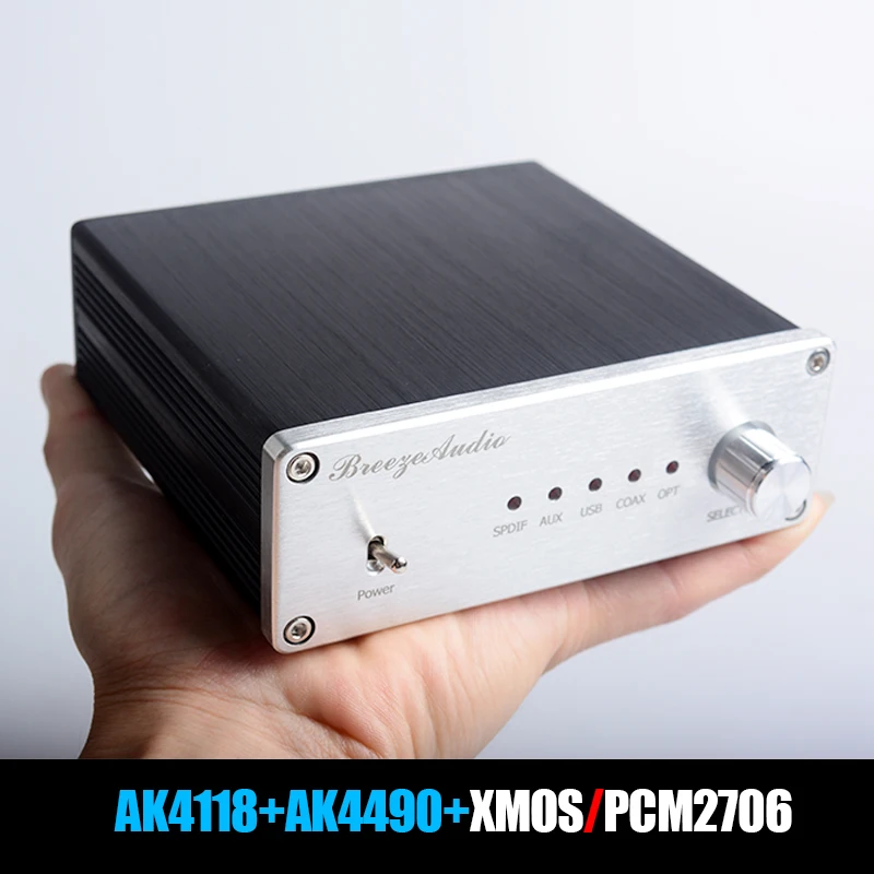 Бриз аудио SU4 AK4490 AK4118 декодер USB DAC коаксиальный волоконный USB 192K 24BIT XMOS или PCM2706 Версия аудио усилитель