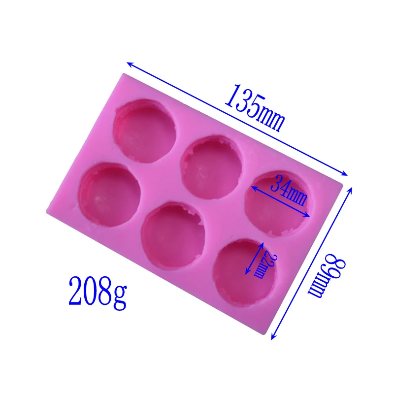 Макарон 6 полости 3d бургер Мыло Форма торт декоративная форма для шоколада для DIY выпечки бисквита плесень для мыла