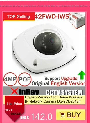 Hikvision DS-2CD2T85FWD-I8 bullect Камера 8MP POE CCTV Камера 80 м ИК-диапазоне Обновление версии DS-2CD2T85FWD-I5