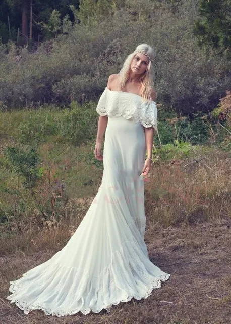 vestido novia bohemio aliexpress – vestidos largos