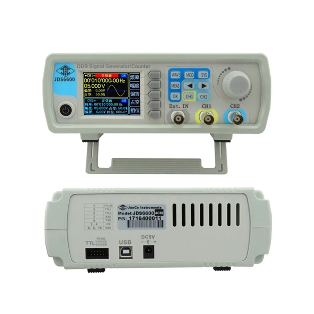 

JDS6600 Series DDS Function Signal Source Digital Control Dual Channel Arbitrary Wave Function Generator