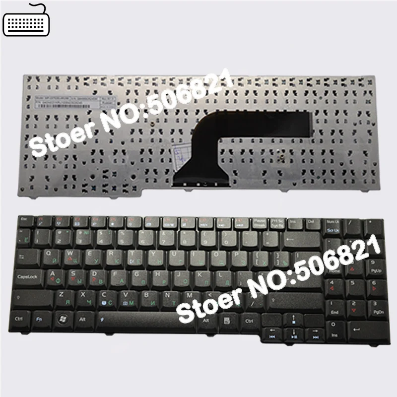 

Russian Keyboard for ASUS M50 M50SA M50SV m50v M50SR M50VC M50VN M70 X55S X55Sr X55Sv X57 X70 X71 G50 G70 G70G G71 G71G RU Black